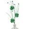 22" Emerald Glittered Shamrock Spray - St. Patrick's Day Decoration